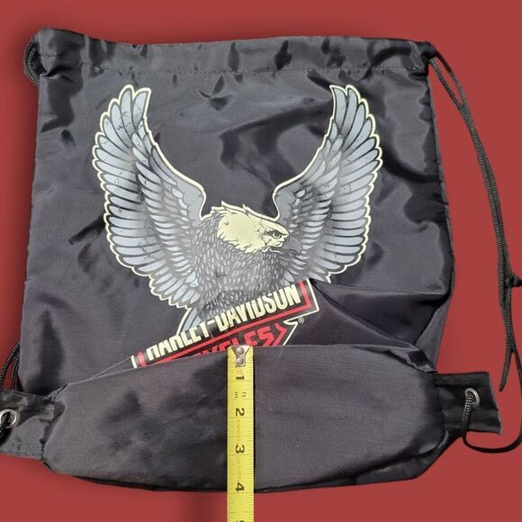 Harley Davidson Licensed Drawstring Bag - Picture 7 of 10